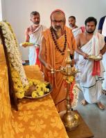Inauguration of new guest house at Shirali by H H Swamiji (10 April 2025)